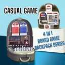 Misco Toys 3 in 1 Board Game & Backpack Set