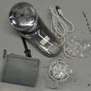 POPCHOSE Fabric Shaver, Lint Shaver for Clothing, Electric Lint Remover with 6-Leaf Blades, Sweater Shavers to Remove Pilling, Clothes Shaver for Couch, Furniture, Fuzz, Lint Ball, USB Rechargeable (Grayish White)