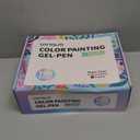 Acrylic Gel Pens for Coloring, 168 Pack Colored Gel Pens for Black Paper & White Paper, 0.6mm Fine Point Colorful Pens for Adult Drawing, Journaling, Note Taking, Doodling, Art Supplies, Pack 2