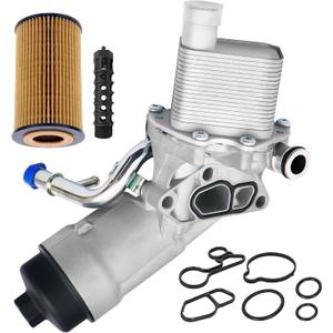 918-428 Engine Oil Cooler Filter Housing Assembly Compatible with 2011-2021 Chevrolet Cruze Sonic Trax Buick Encore 1.4L Turbo Replace 55566784 55565388 650039 88179-91400