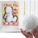 Premium High-Loft Polyester Fiber Fill -Ultra Soft & Hypoallergenic Stuffing for Pillows, Stuffed Animals,DIY Crafts, Cushions-Non-Clumping,High Resilience Pillow Stuffing Material (60g/2.1oz)
