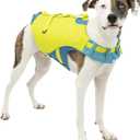 Kurgo Surf n' Turf Life Jacket, Yellow/ Blue, Extra Large