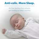 Dr. Brown's Anti-Colic Options+ Narrow Glass Baby Bottle with Level 1 Slow Flow Nipple, BPA-Free, 8 oz/250 mL, 0m+, 4-Pack