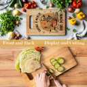 WNAGT Funny Cutting Board Kitchen Decor, Gothic Kitchen Decor, Bamboo Cutting Boards For Kitchen, Decorative Chopping Boards For Kitchen(Style B)