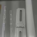 AX WABER Universal Floor TV Stand with Mount 70 Degree Swivel 9 Level Height Adjustable and Space Saving Design for Most 27 to 65 inch LCD, LED OLED TVs, Perfect for Corner & Bedroom White AX1006TW