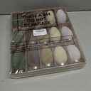 15 Pcs Christmas Velvet Balls Bulk C9 Flocked Christmas Tree Ball Ornaments Plastic Shatterproof Xmas Decorative Hanging Home Ornaments for Xmas Tree Party Holiday Decor (3.15'',Morandi)