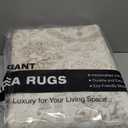 Area Rug 6x9, Washable Rugs, Stain Resistant Gray Area Rugs for Living Room Bedroom Dining Room, Vintage Farmhouse Rug Beige