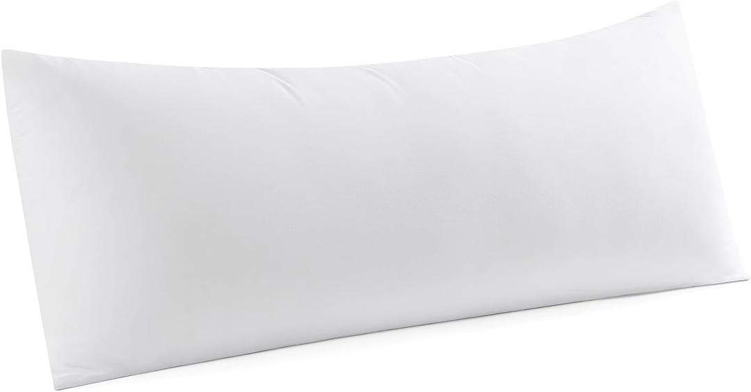 MIULEE Throw Pillows Inserts, 14x36 Inch 100% Virgin Fiber Filling Bed Couch Pillows