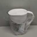 Brita Large Water Filter Pitcher for Tap and Drinking Water, Includes 1 Standard Filter, BPA-Free, Lasts Two Months, 10-Cup Capacity, Bright White