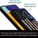DAIZAG Compatible with Samsung Galaxy A23 Case,All-Round Protection Shockproof Anti-Scratches TPU Cover,Cases for Man Woman-1776 Vintage USA Flag Wood American Flag