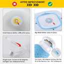 Swimming Floating Pool Lights, Fish Pattern 3PCS Color Changing Underwater Pool Light That Float, 4 Colors 2 Modes, Glow Hot Bath Tub LED Light Up Decor (3AAA Batteries Powered, Not Included)
