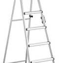 COSCO 8-ft Signature Series Aluminum Step Ladder, Type 1A, 300 lb. Capacity