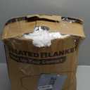 Electric Heated Blanket, Soft Flannel Fabric Heating Blanket Features 5-Level Temperature Adjustment Machine Washable ETL Certified Double-Sided Heating