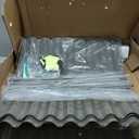 A ANLEOLIFE 8x4x2ft Galvanized Raised Garden Bed Kit, Oval Metal Deep Root Planters for Outdoor Plants Vegetables Flowers Herb, Large Bottomless, 478 Gallon Capacity- Quartz Grey