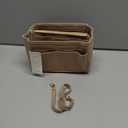 ZTUJO Purse Organizer Insert, Felt Bag Organizer with Metal Zipper, Handbag & Tote Shaper, For Speedy Neverfull Tote, 7 Sizes