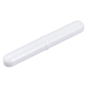 MECCANIXITY Magnetic Stirrer Mixer Stir Bar Rod 70mm(2.76") x10mm with Ring Shape Coating Magnet White for Laboratory