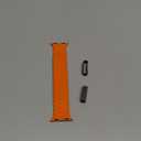 Magnetic watchband Compatible with Apple Watch Band 49mm 46mm 45mm 44mm 42mm 41mm 40mm 38mm Thin Silicone Replacement Wristband Strong Magnet link for iWatch SE SE2& Series 10/9/8/7/6/5/4 Ultra 2 (Grey Orange)