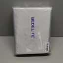 Bedsure Satin Sheets Queen Size - 4 Piece Silky Bedsheets with Elastic Corner Straps and 15 Inches Deep Pocket Fitted Bedsheet,1 Flat Sheet, 2 Satin Pillowcases, Good for Hair &Skin(Queen,Silver Grey)