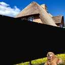 Shade&Beyond 4' X 50' Fence Privacy Screen Heavy Duty 170 GSM Fencing Mesh Shade Net Cover for Wall Garden Back Yard Outdoor Home Decoration, Black