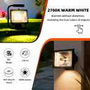R7S 78mm Halogen Bulb R7S T3 100W 120V J Type Halogen Light Bulb with 3-Inch Long Double Ended for Work,Landscape,Security,Ceiling Lights,Dimmable 2700K Warm White Pack of 6