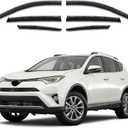 Rain Guards Window Visors for Toyota RAV4 2013-2018 6Pcs Chrome