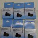 1/2" Tips for Small Base Cane, Black- Box contains 1 Pair Per Box, Six Boxes