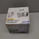 Magnetic Dryer Vent Connector Kit with 2.6ft Hose, 4 Inch ABS Snap-On Quick Connect for Tight Spaces, Airtight Seal Dryer Exhaust Venting Hookup Adapter for Laundry Room, SDV180