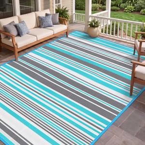 Outdoor Patio Rug Waterproof Camping - Outdoor Plastic Straw Rug Area Carpet Clearance for Outside, Porch, RV Camper, Picnic, Balcony & Backyard, Patio Decor, Clearance