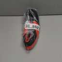 Leather Car Steering Wheel Cover, Non-Slip Car Wheel Cover Protector Breathable Microfiber Leather Universal Fit for Most Cars (Black & Red)