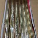 kaiyomi 6Pcs Stanchions with Red Velvet Ropes Set, 5 Feet Velvet Ropes and Posts Poles for Red Carpet Party Decoration and 360 Photo Booth (Golden)