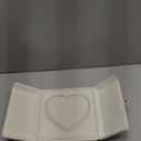 Pink Velvet Double-Heart Necklace Box - Pearl Jewelry Case, Heart-Shaped Jewelry Organizer for Pendant Necklaces, Proposal, New Year, Valentine's Day, Wedding Anniversary