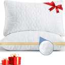 mislili Pillows Queen Size Set of 2, Luxury Hotel Quality Queen Pillows for Sleeping 2 Pack, Cooling Soft Down Alternative Gusseted Bed Pillow, Comfortable and Supportive, Machine Washable