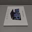 Auupgo Transparent Keyboard Case with Trackpad for iPad 11th Gen A16 (2025) & 10th Gen 10.9" (2022), 7-Color Backlit Wireless Bluetooth Keyboard with 360 Rotating Stand & Pencil Holder, White