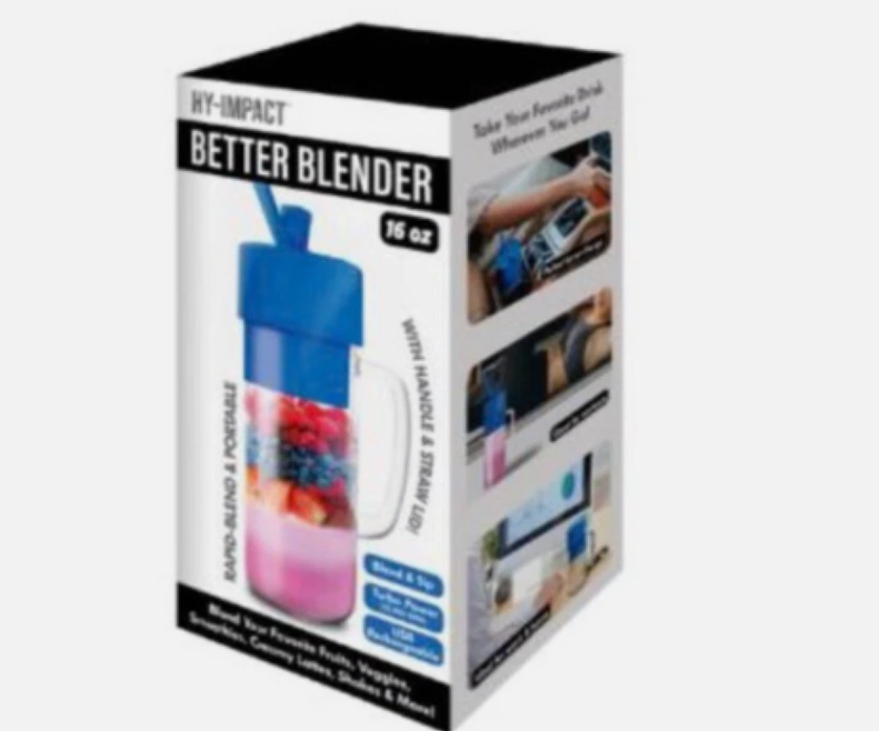 Better Blender Turbo Power USB Rechargeable 16 Oz