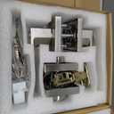 Exterior Door Lock Set with Deadbolt, Front Door Handle Set, Door Levers Single Cylinder Deadbolt Set, Keyed Alike Heavy Duty Keyed Entry Handles Locksets (Satin Nickel, 3 Pack)