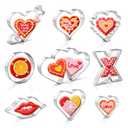Heart Cookie Cutter Set, Valentine’s Day Cookie Cutters 9 Pieces, Stainless Steel Metal Heart Shapes Cookie Cutters Molds for Valentine Anniversary