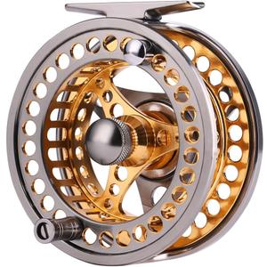 Sougayilang Fly Fishing Reel Large Arbor 2+1 BB with CNC-machined Aluminum Alloy Body and Spool in Fly Reel (5/6 Reel)