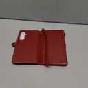 XcaseBar compatible with Samsung Galaxy S25 Plus Wallet case with Zipper Credit Card HolderRFID Blocking,Flip Folio Book PU Leather Phone case Shockproof Cover Women Men for Samsung S25Plus case Red