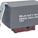 39400-SM4-003 Fuel Pump Main Relay Compatible with 1992-2001 Honda Civic Accord & Acura CL TL Integra - Replaces 39400-S10-003 39400-S01-A01 39400-S1-000 39400-SR3-003 RZ-0088