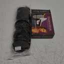 Curly Hair Extensions,LEOSA 4PCS 16 inch Clip in Hair Extensions Short Soft Natural Hairpiece Lace Weft Curly Wave Clip Ins Extensions Invisible for Women,Dark Chocolate Brown