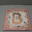 WEIKA Baby Shower Decorations, Pink Baby Boxes with Letters, 4pcs Floral Baby Shower Decorations for Boy Girl, Balloon Boxes for Gender Reveal Birthday Party Supplies (Pink)