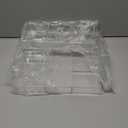 Chunful 2 Pieces Makeup Drawer Organizer 6 Section Clear Desk Organizer with Dividers 3 Section Acrylic Makeup Tray Divided Drawer Inserts Sectioned Tray Storage