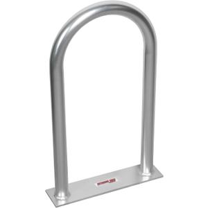 Extreme Max 3006.6904 Universal Aluminum Hand Rail with Base for Pool, Hot Tub, Dock & Deck - 24" H x 13" W