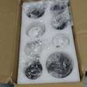 Creative Scents Black & White Small Set of 8 Marble Look Decorative Balls for Bowls  Decorative Orbs Spheres for Coffee Table Centerpiece, Dining Table, Living Room - Modern Bowl Fillers for Home