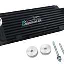 Front Mount Intercooler Compatible for 2006-2017 BMW E82 E88 135i 1M E90 E91 E92 E93 335(x) i E89 Z4 35i 35is N54 N55 Turbo Aluminum Inter Cooler