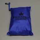 The Friendly Swede Sleeping Bag Liner  Ultralight Polyester or Cold Weather Microfiber Adult Sleep Sack; Thin Travel Sheets for Hotel; Camping Sheets; Travel Sleeping Bag with Pocket-Size Stuff Sack (Blue Polyester - Hook & Loop)