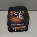 cromcu Insulated Lunch Box for Kids Adults Ramen Lunch Box for Work,Picnic,School,Travel,Hiking,Beach or Fishing Polyester Skull Eat Ramen Theme Lunch Bag