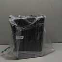 TIPGO Bathroom Trash Can with Lid, 10 Liter/ 2.6 Gallon Slim Garbage Can, Small Trash Bin Waste Basket with Pop-Up Lid for Kitchen, Bedroom, Living Room, Office (Black)