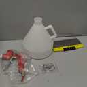 Drywall Texture Sprayer,Air Hopper Spray Gun 1.5 Gallon with 3 Nozzle (4.0mm/6.0mm/8.0mm) & Putty Knife,Stainless Steel Scraper for Repairing Drywall, Removing Wallpaper, Applying Putty (Red)