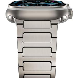 NewWays Grade 2 Titanium Band Compatible with Apple Watch Band for Men Ultra 3 2 1 49mm Series 10 46mm 45mm 44mm